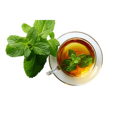 Refreshing mint tea for a healthy lifestyle, offering relaxation and wellness, perfect for herbal remedies and natural refreshment, a flavorful organic blend