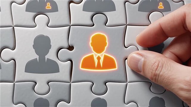 Teamwork Puzzle Human Resources Recruitment Talent Management Connection

