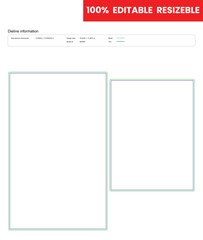 polaroid photo dieline template box dieline die lines packaging custom dieline  box cardboard box dieline pizza box dieline printable product packaging layout,