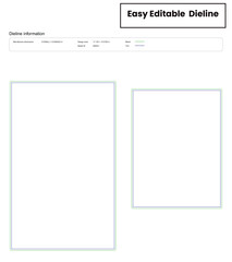 polaroid photo dieline template box dieline die lines packaging custom dieline  box cardboard box dieline pizza box dieline printable product packaging layout,