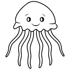 jellyfish vector illustration