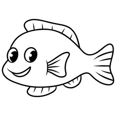 fish animal vector illustration