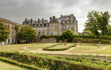 Ville de Vannes dans le d&eacute;partement du Morbihan en Bretagne - France
