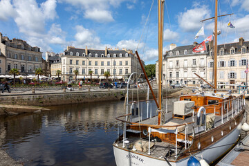 Ville de Vannes dans le d&eacute;partement du Morbihan en Bretagne - France
