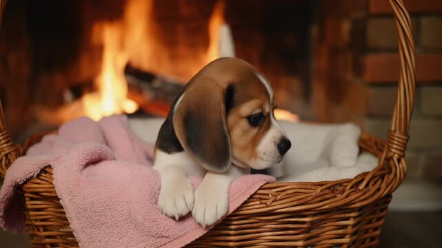 Niedlicher Beagle Welpe