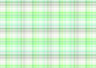 Soft Green and White Plaid Grid Pattern