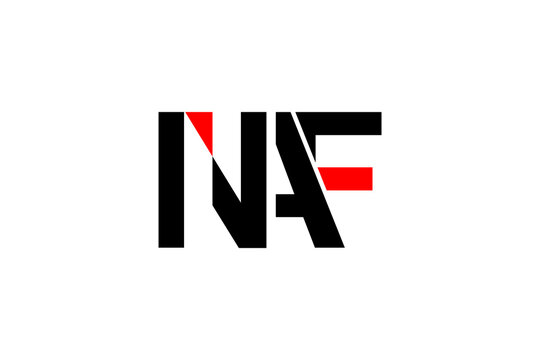 NAF Initial Logo Design &ndash; Bold, Modern, Minimalist, Geometric Vector Graphic for Branding Use