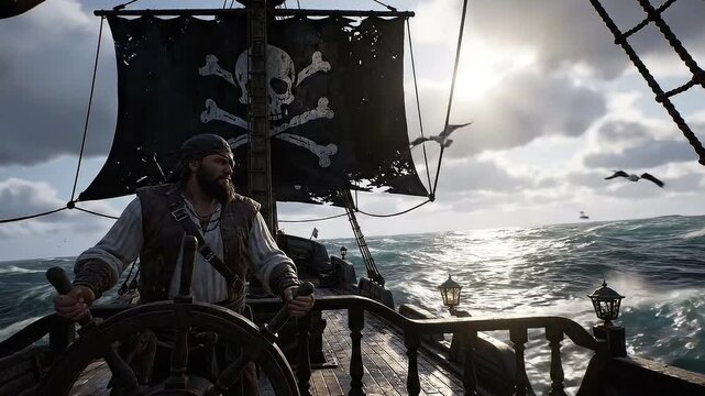 1700's Pirates On The High Seas