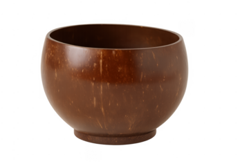 Coconut shell bowl with eco friendly rustic design