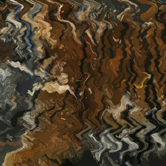 Colorful pattern study, leopard, zebra, textile, fabric, luxury marble and modern pattern. Digital print dress design tiger skin. wavy art design pattern. Bright wavy striped brown