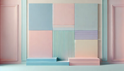 pastel wall