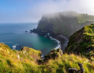 Nature and mountains and sea
