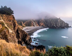 Nature and mountains and sea