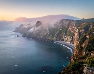 Nature and mountains and sea