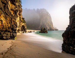 Nature and mountains and sea