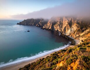 Nature and mountains and sea