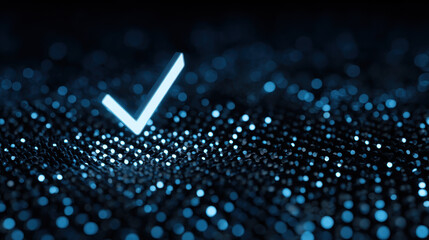 Cybersecurity compliance audit background data security digital checkmark cyber defense network protection risk management encryption approval