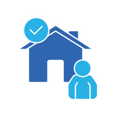 Fototapeta premium Icon a Tenant, isolated against a clean background.