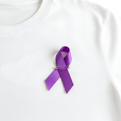 Purple Ribbon: Health, Support, Awareness