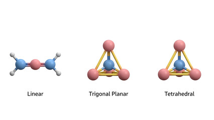 Molecular Geometry Shapes Linear Trigonal Planar Tetrahedral