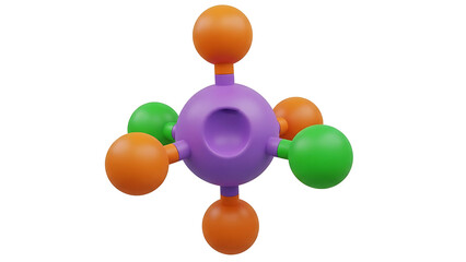 Molecular Structure Model Chemistry Science Illustration