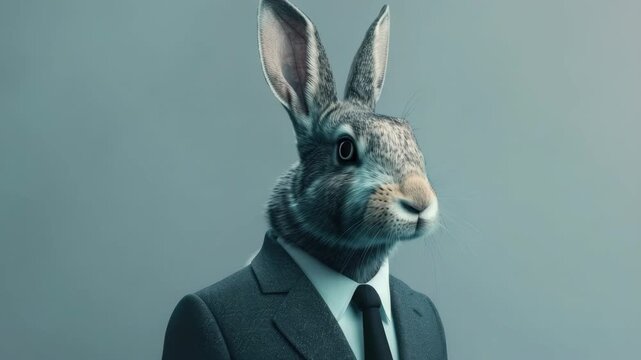 Furry friend looking sharp for business meeting