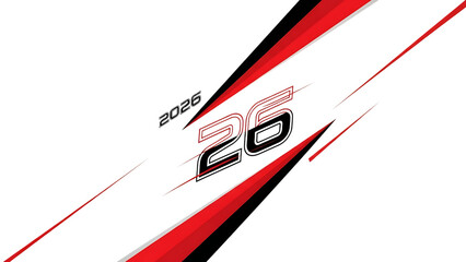 Dynamic number 26 design