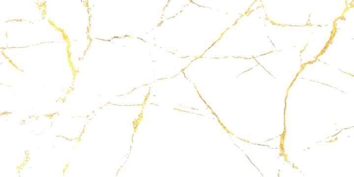 A luxurious white marble texture featuring elegant gold vein patterns across the surface.