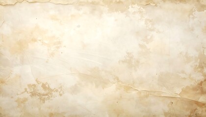 Naklejka premium Vintage beige paper texture with subtle aging marks background