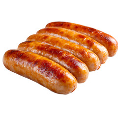 Delicious grilled sausages sizzling with flavor, perfect for summer barbecues and hearty meals, showcasing golden brown perfection and tempting aroma