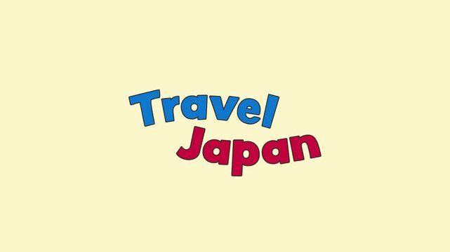 Vibrant Japan Travel Promotion Animation