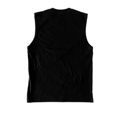 black mockup tshirt tanktop unisex fashion template realistic