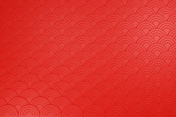 Red Traditional Wave Pattern Background,Chinese New Year