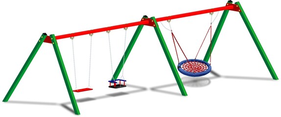 Huśtawka wahadłowa na plac zabaw dla dzieci