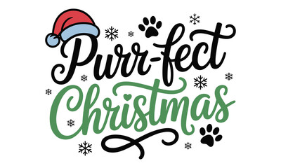 Christmas Cat EPS Design