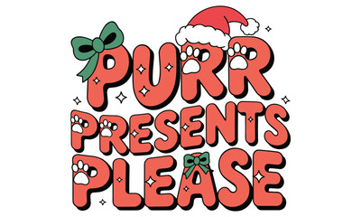 Christmas Cat EPS Design