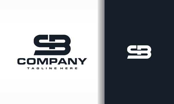 monogram letter SB logo
