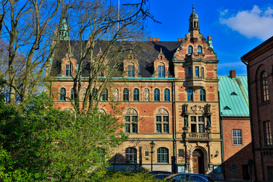 Sweden Lund city view on a sunny summer day