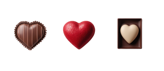 Valentines Day Japan friendship chocolate packaging modern minimal on transparent background