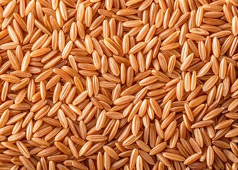 Abundant Brown Rice Grains Arranged in a Seamless Culinary Texture Background