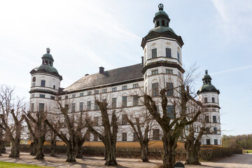Sweden's Sklokoster Castle on a sunny summer day