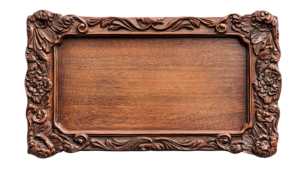 Wooden ema prayer plaque with blank surface traditional shrine on transparent background