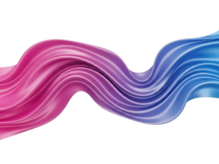Abstract Wavy Background in Pink and Blue Colors for Design and Art