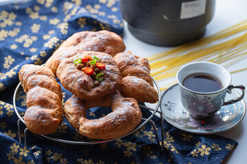 Nutritious Cheese Whole Wheat Bread for Breakfast