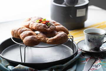 Nutritious Cheese Whole Wheat Bread for Breakfast