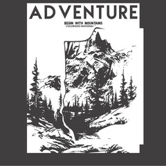 Adventure Begin With Mountains.eps