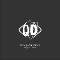 Vector QD illustration of a logo for a company background abstract