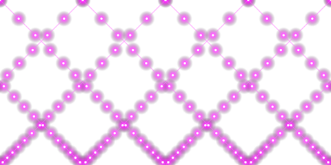 Luminous Abstract Neon Pink Diamond Mesh Grid Pattern