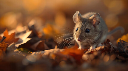 mouse in the forest