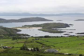 Le Ring of Kerry, en Irlande, l'un des itin&eacute;raires les plus c&eacute;l&egrave;bres au monde pour ses paysages c&ocirc;tiers